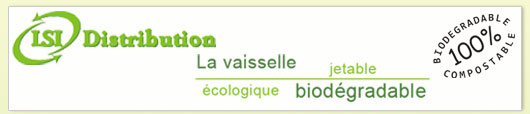 Vaisselle jetable biodégradable