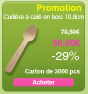 -29% sur les cuillères en bois