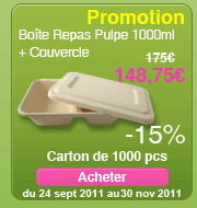 PROMOTION Boîtes repas 100ml -15%