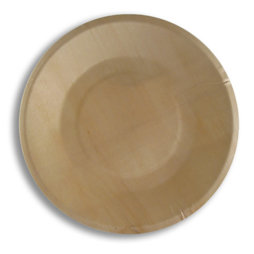 Assiette ronde en bois 15cm