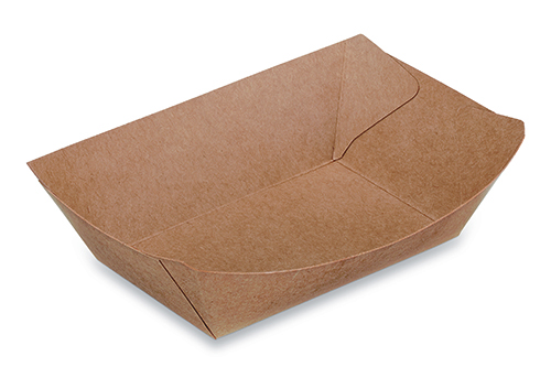 1000 Barquettes Frites Bateau Kraft Brun 300 Ml - 11,2 X 6,4 X 4 Cm - Emballage Écologique Restauration Rapide