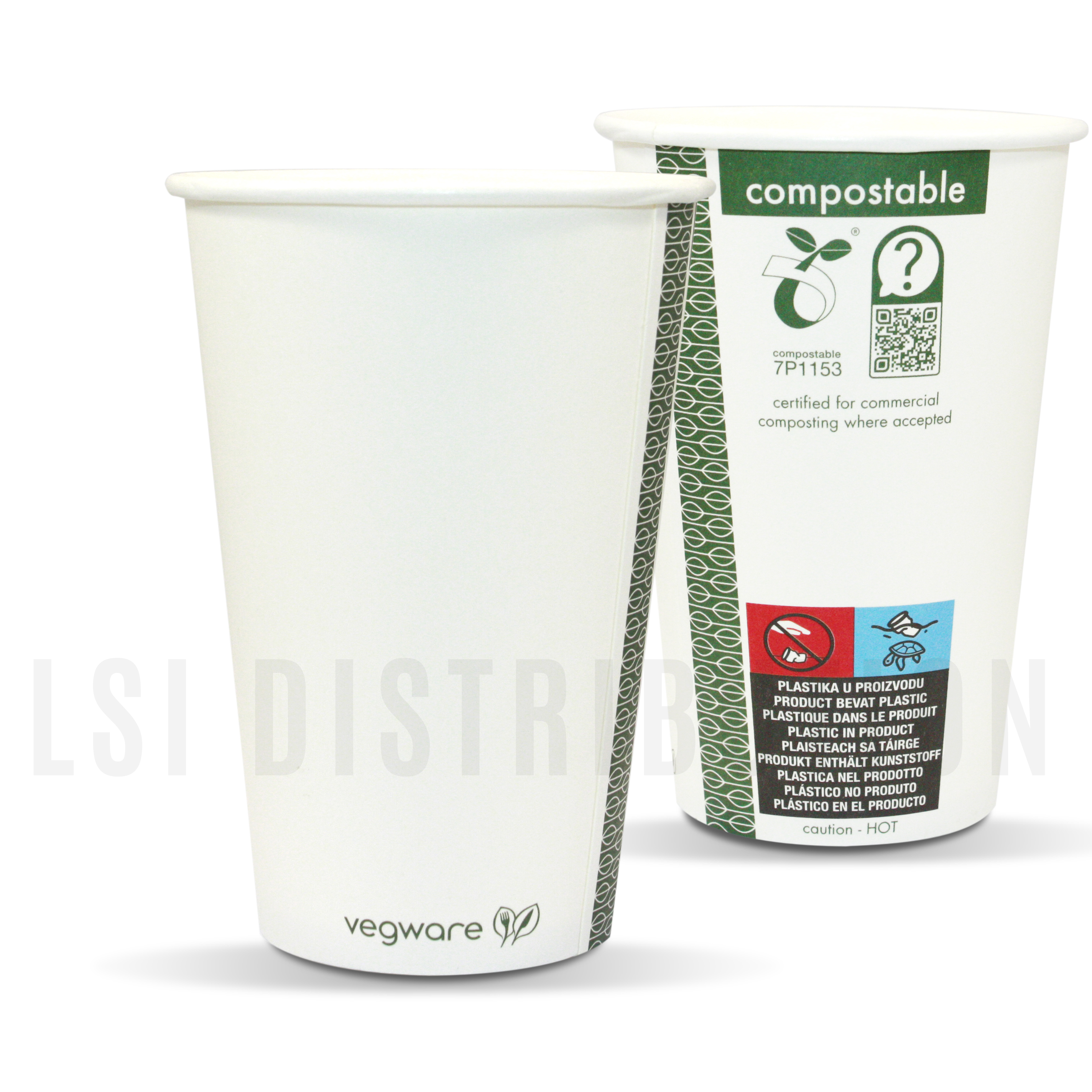 CARTON: Gobelet carton biodégradable 180/200ml
