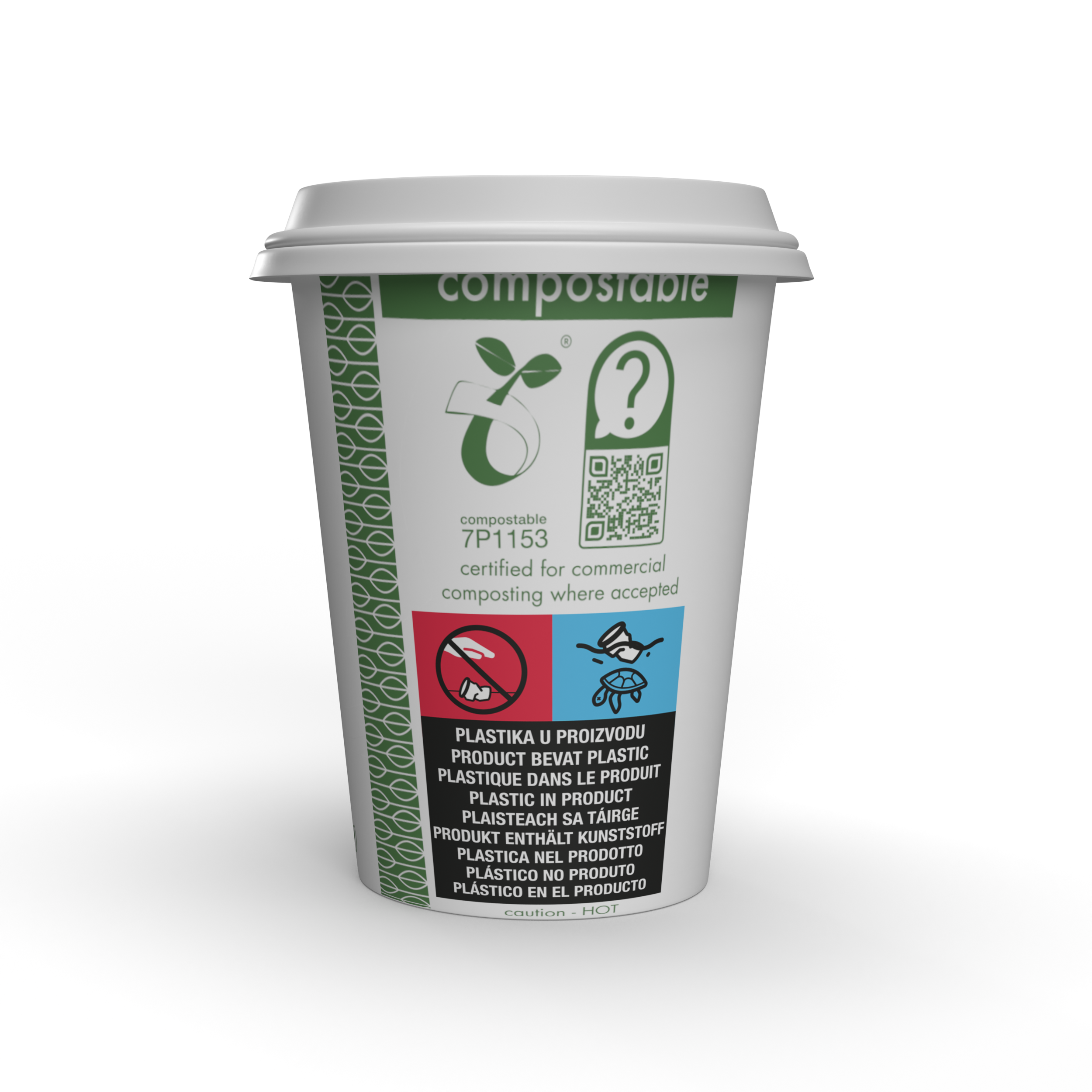 Gobelets carton biodégradables et compostables