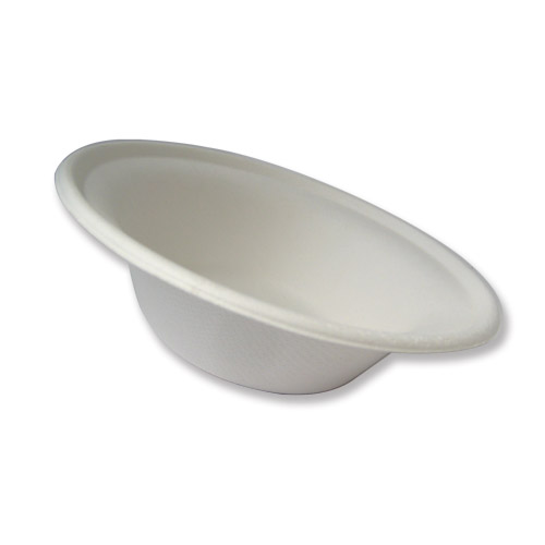 Bol à soupe 340 ml en pulpe de canne à sucre biodégradable et compostable – LSI Distribution